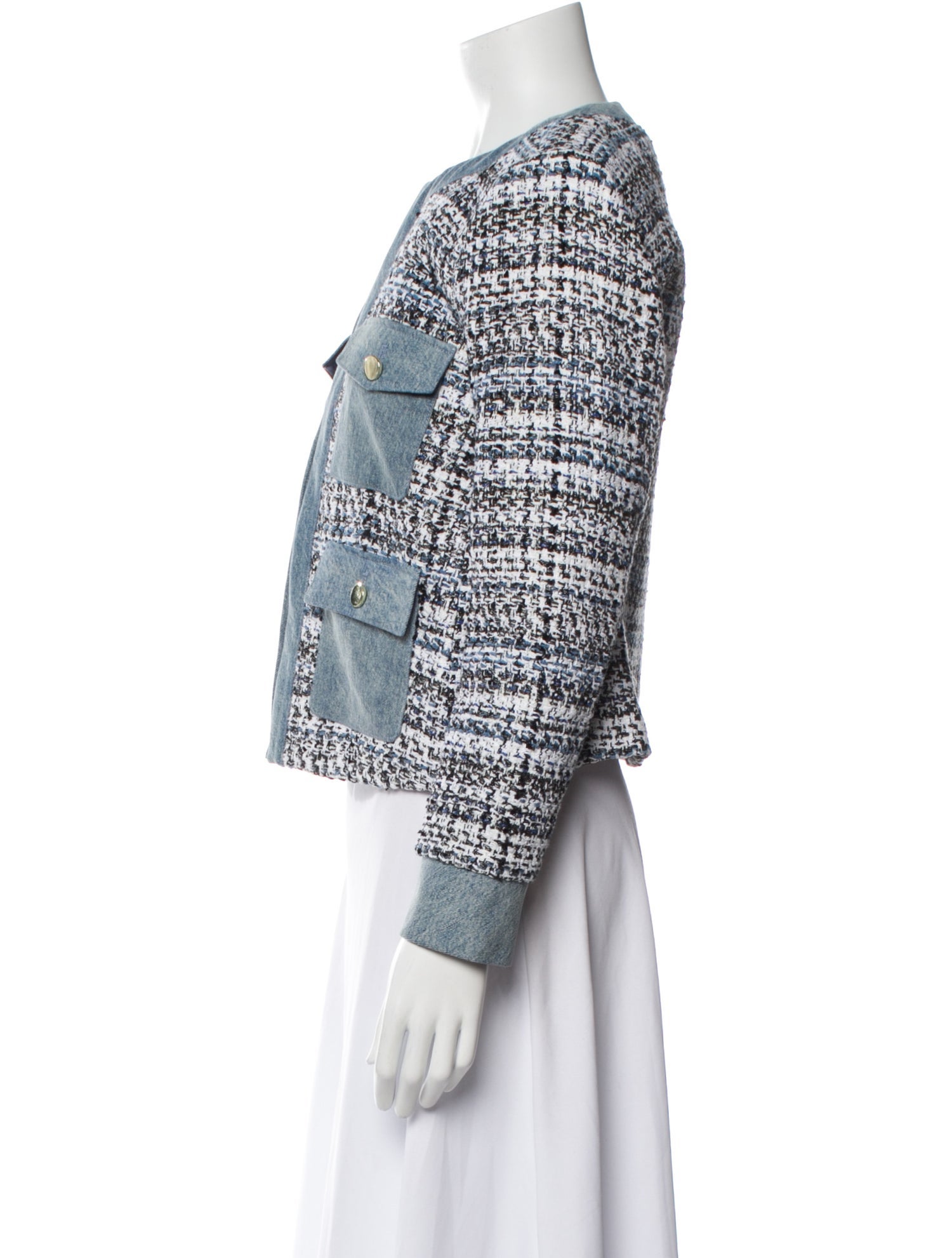 Alice + Olivia Tweed Pattern Evening Jacket w/ Tags