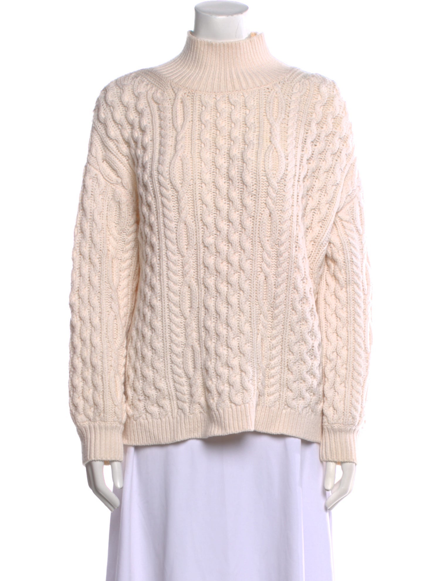 Alice + Olivia Wool Mock Neck Sweater