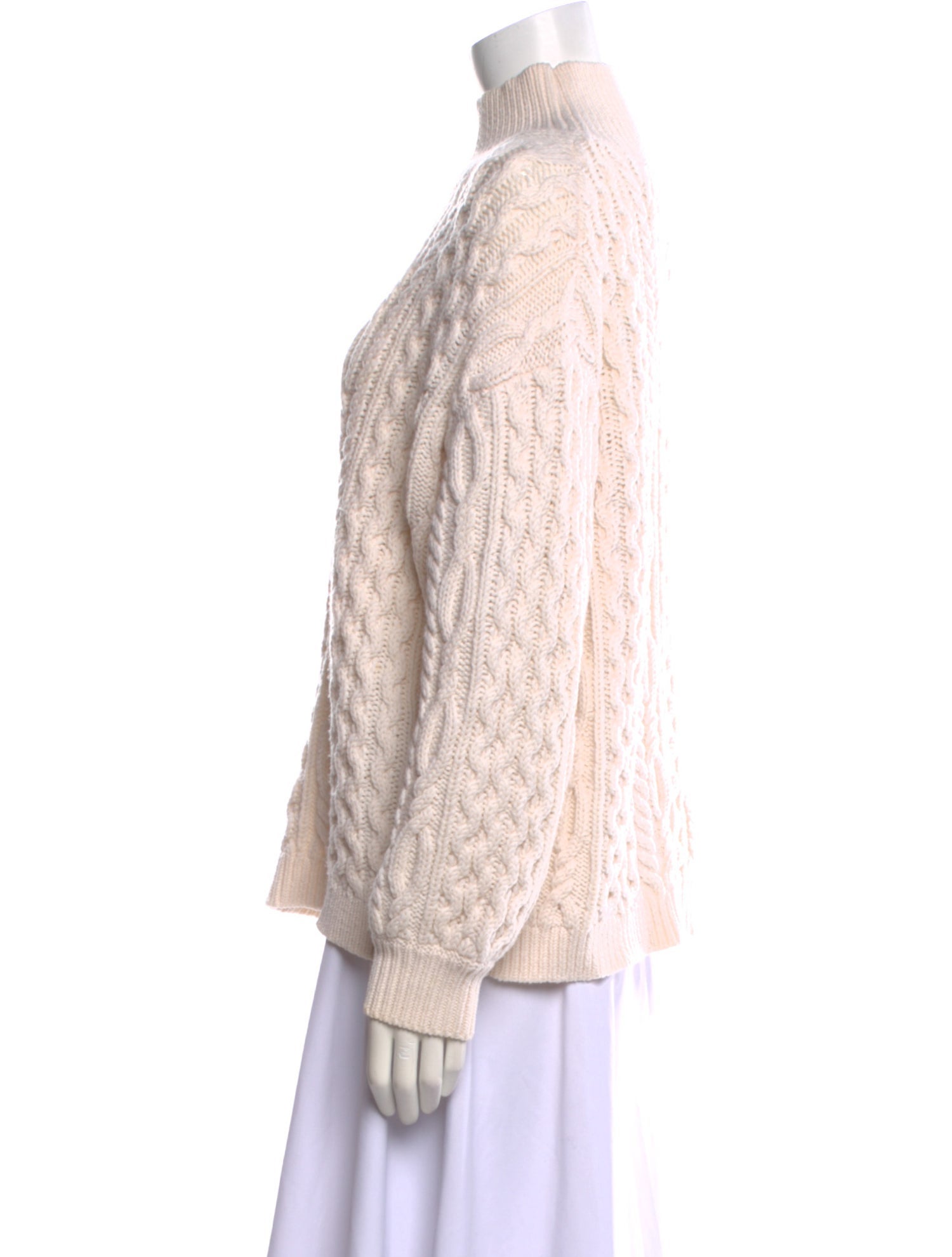 Alice + Olivia Wool Mock Neck Sweater