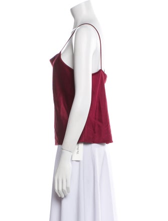 Alice + Olivia Square Neckline Sleeveless Top