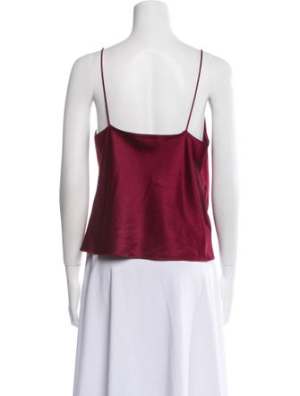 Alice + Olivia Square Neckline Sleeveless Top