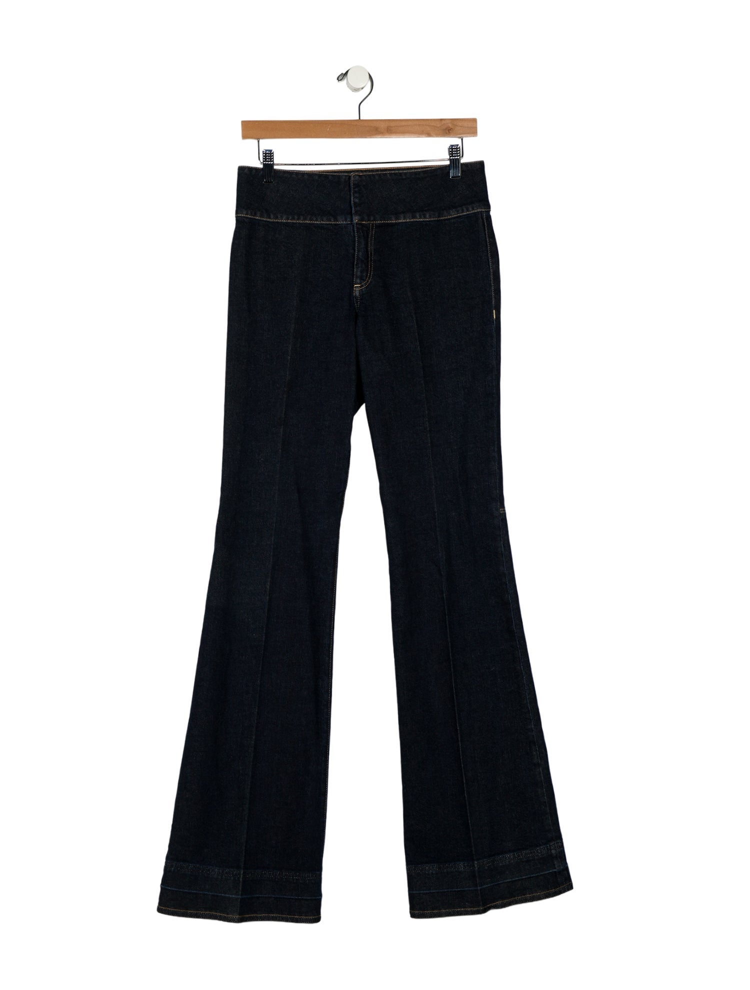 Alice + Olivia Mid-Rise Wide Leg Jeans