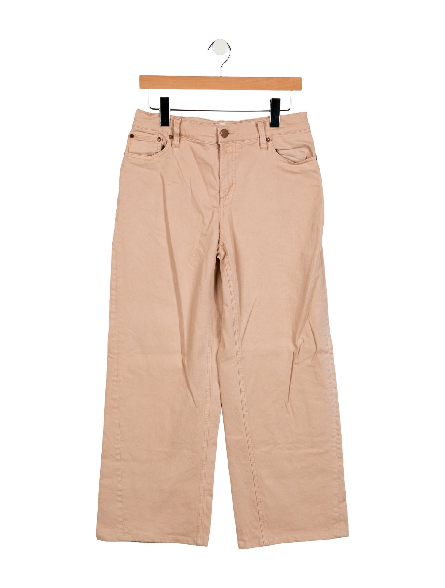 Alice + Olivia Mid-Rise Wide Leg Jeans