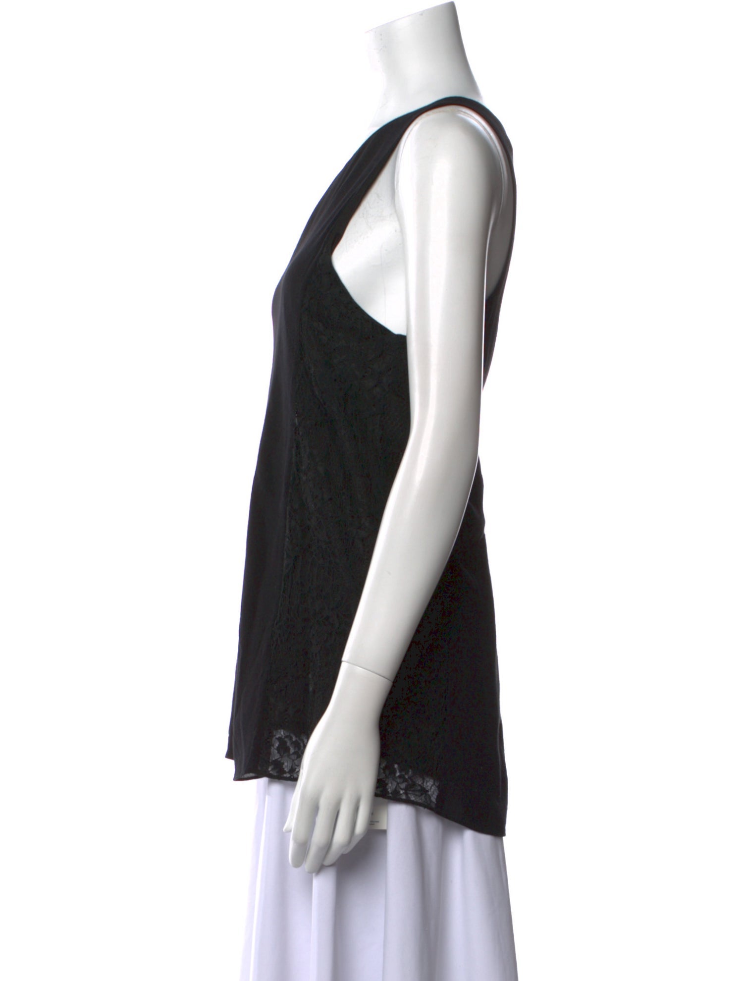 Alice + Olivia Scoop Neck Sleeveless Top