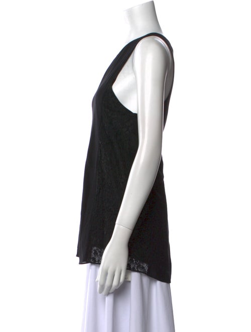 Alice + Olivia Scoop Neck Sleeveless Top