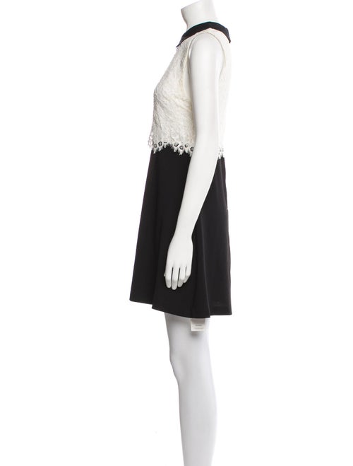 Alice + Olivia Colorblock Pattern Mini Dress