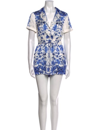 Alice + Olivia Printed Romper