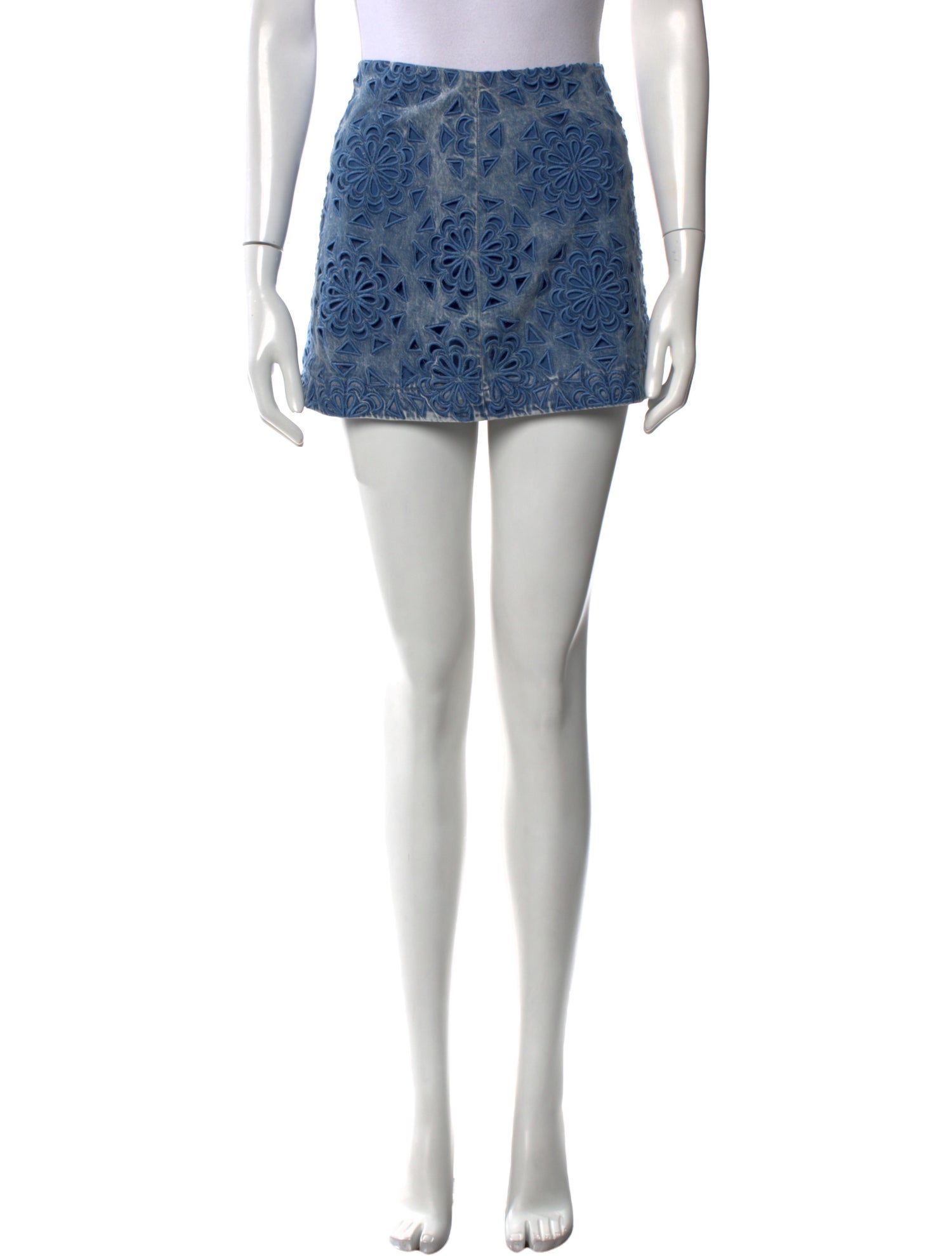 Alice + Olivia Floral Print Mini Skirt