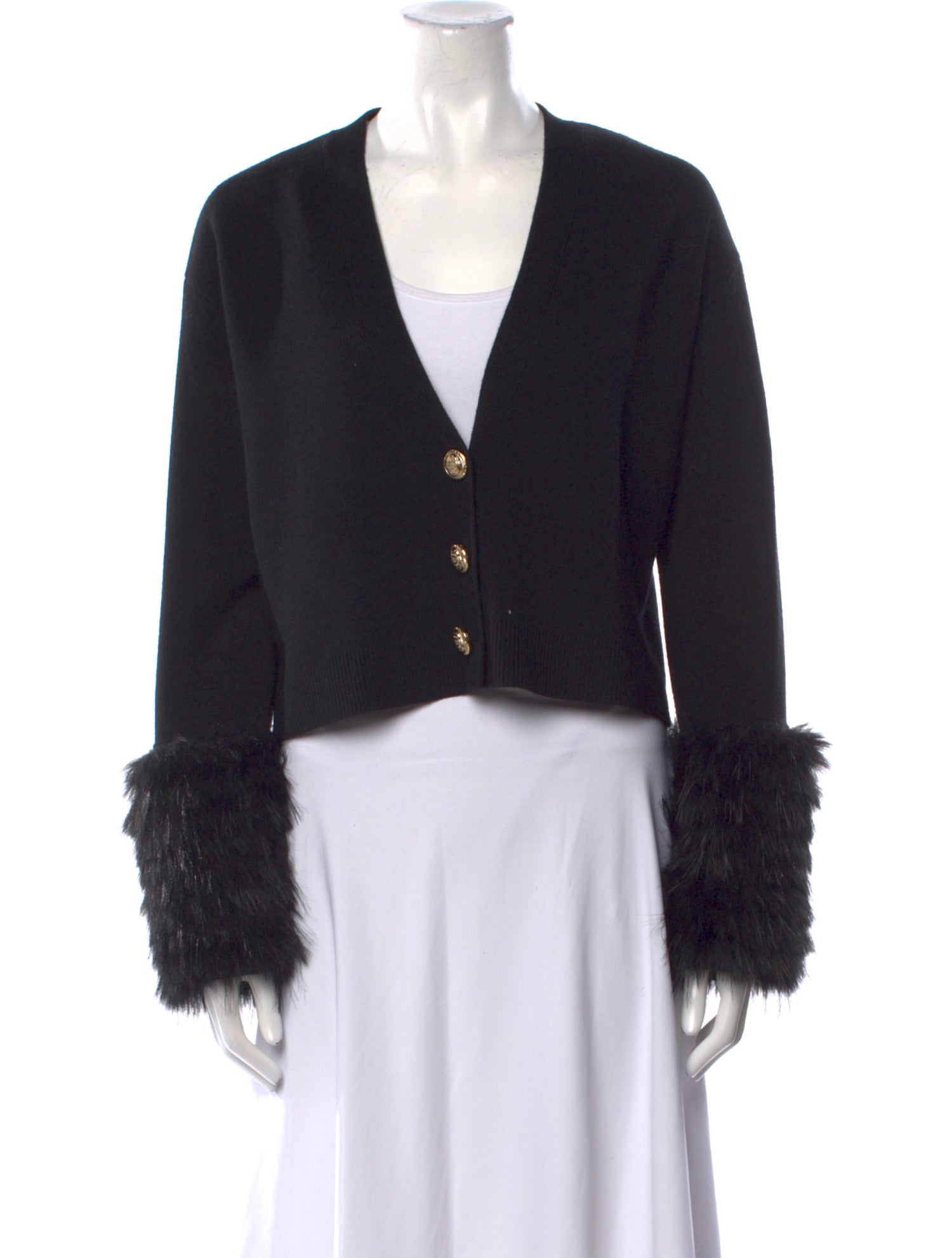 Alice + Olivia Wool V-Neck Sweater