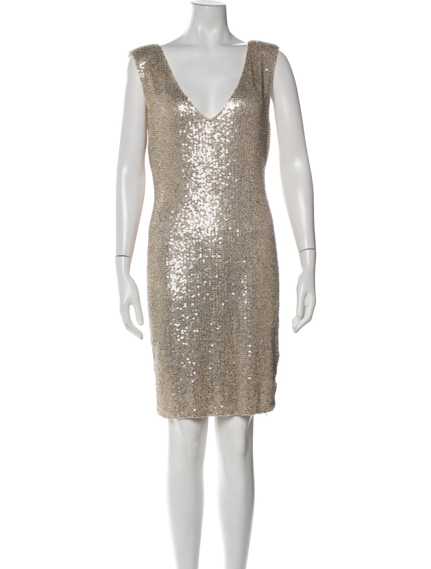 Alice + Olivia V-Neck Mini Dress