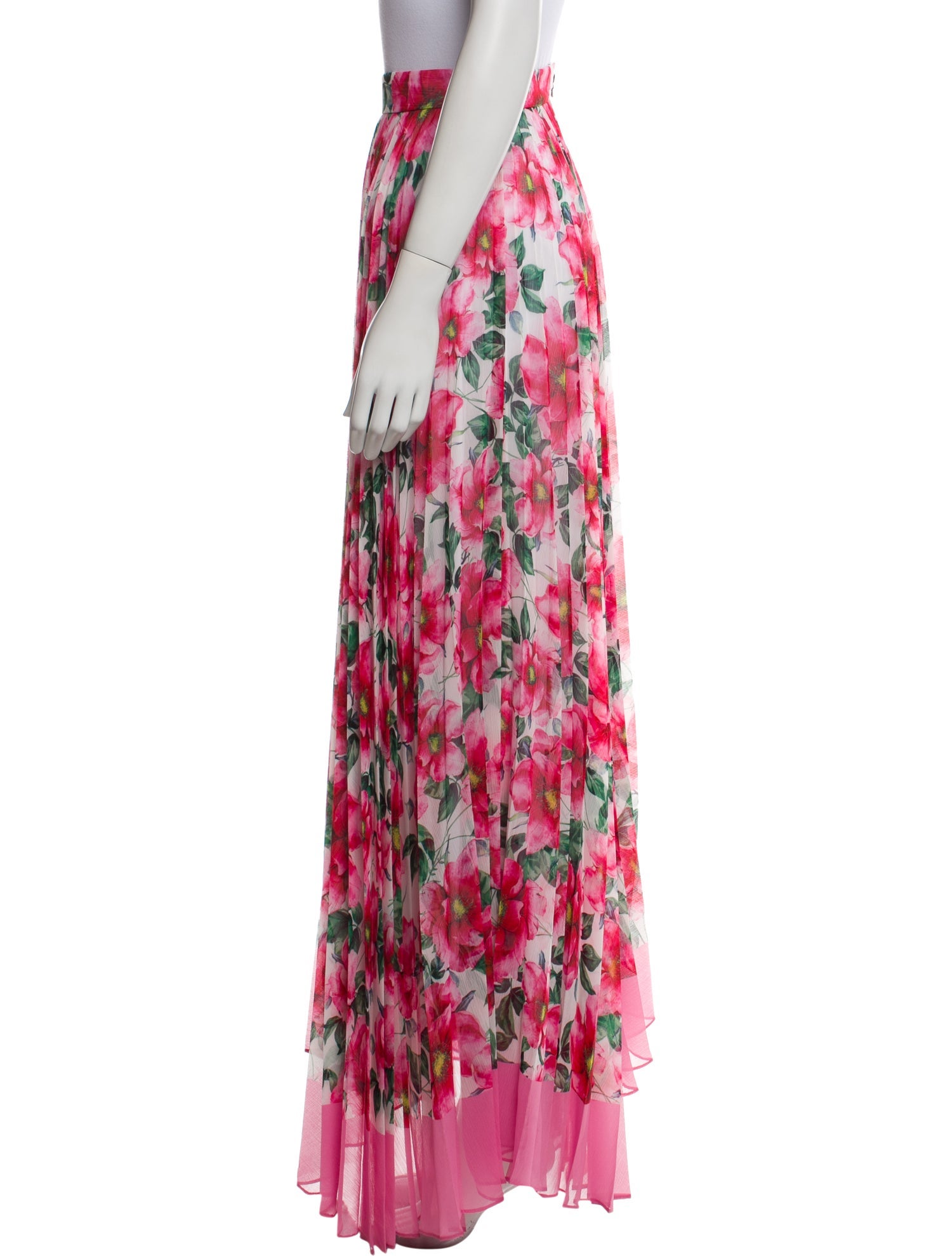 Alice + Olivia Floral Print Long Skirt
