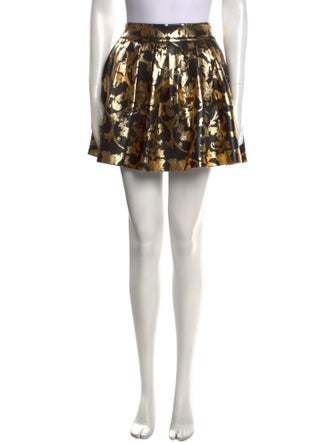 Alice + Olivia Printed Mini Skirt