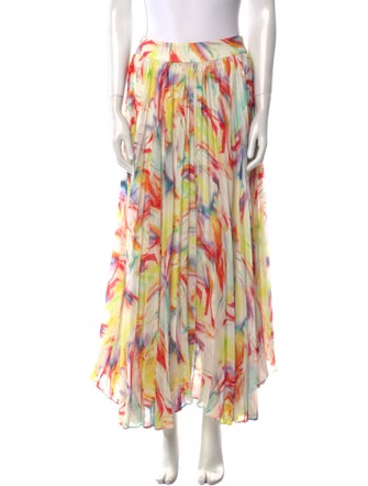 Alice + Olivia Printed Midi Length Skirt