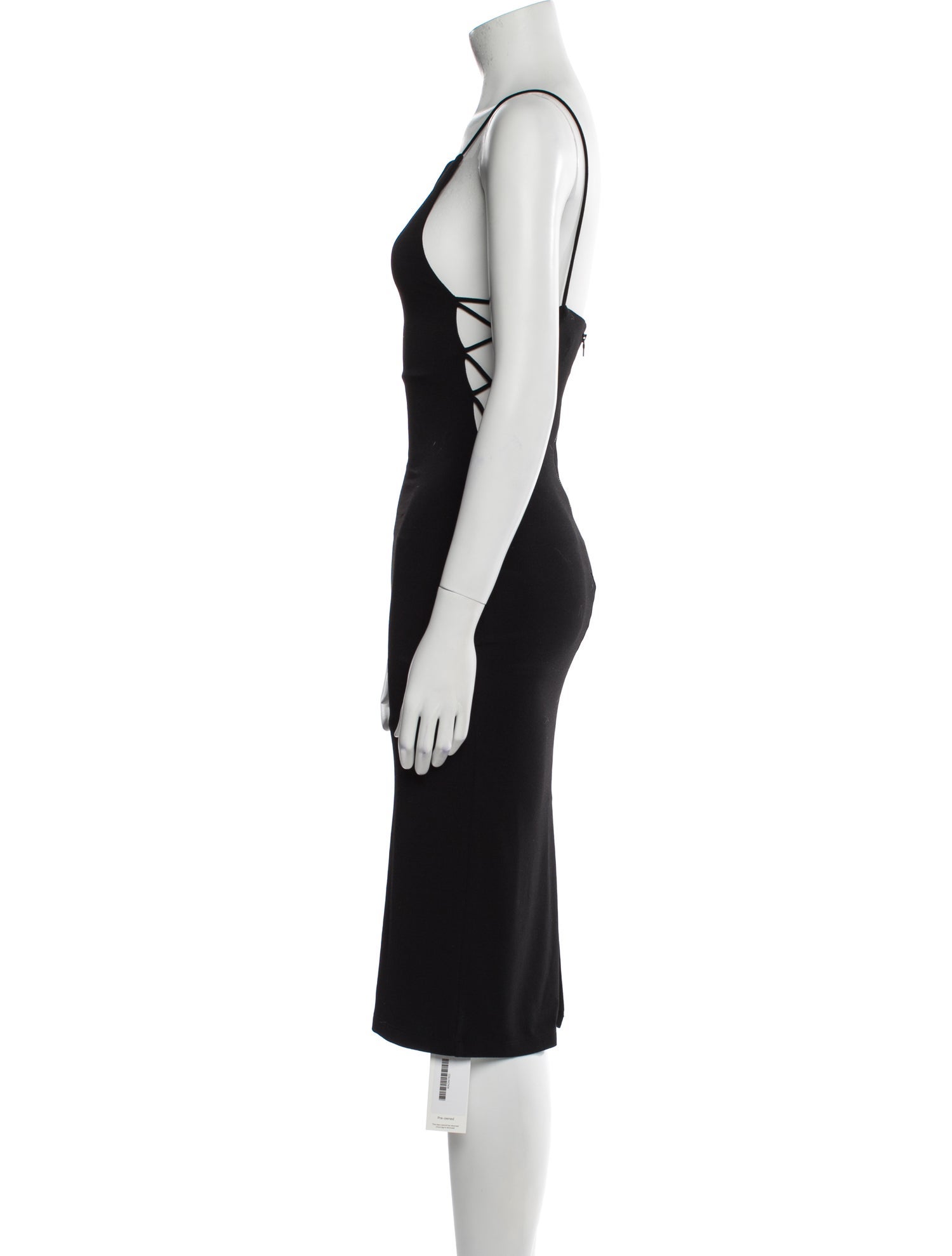 Alice + Olivia Square Neckline Knee-Length Dress