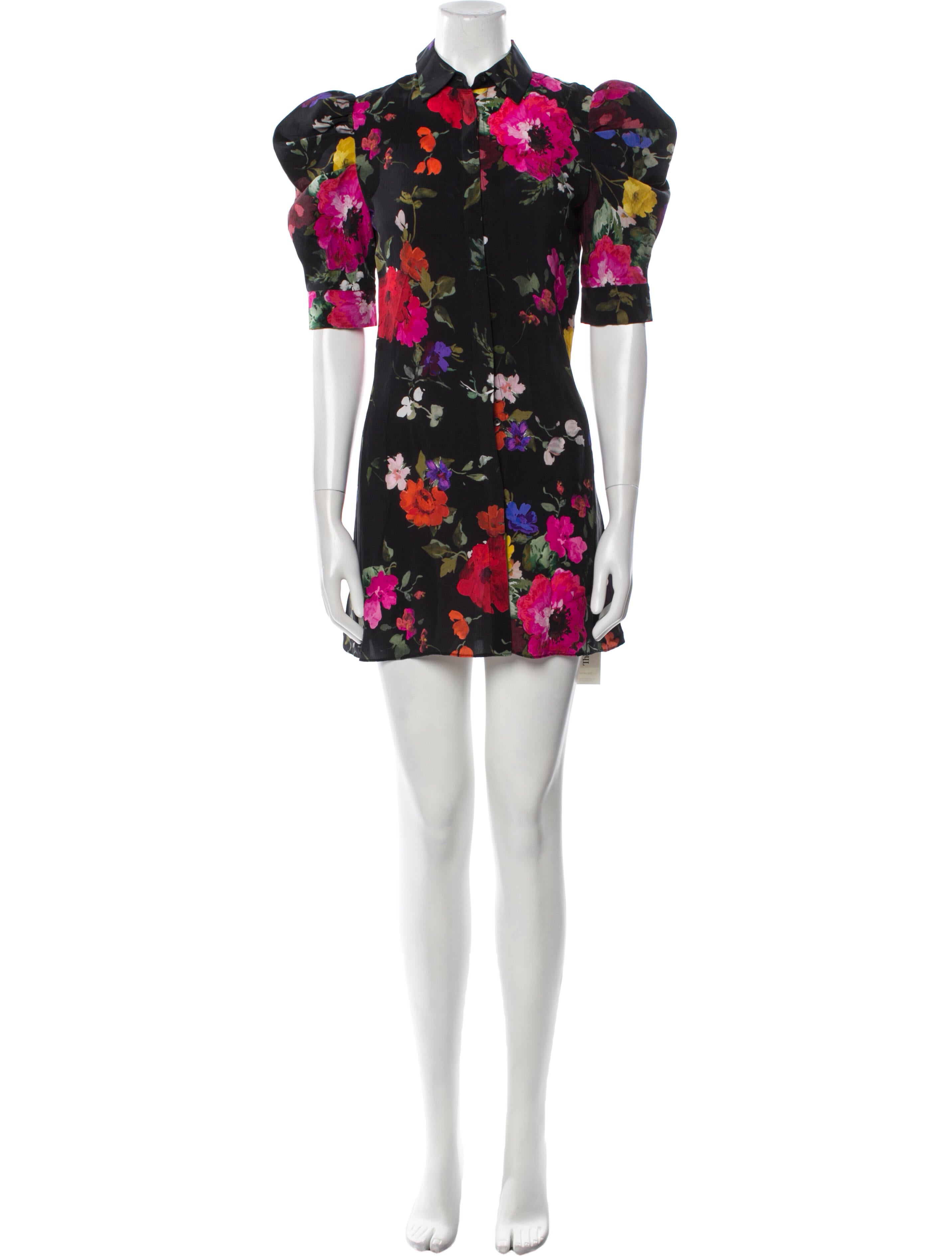 Alice + Olivia Floral Print Mini Dress