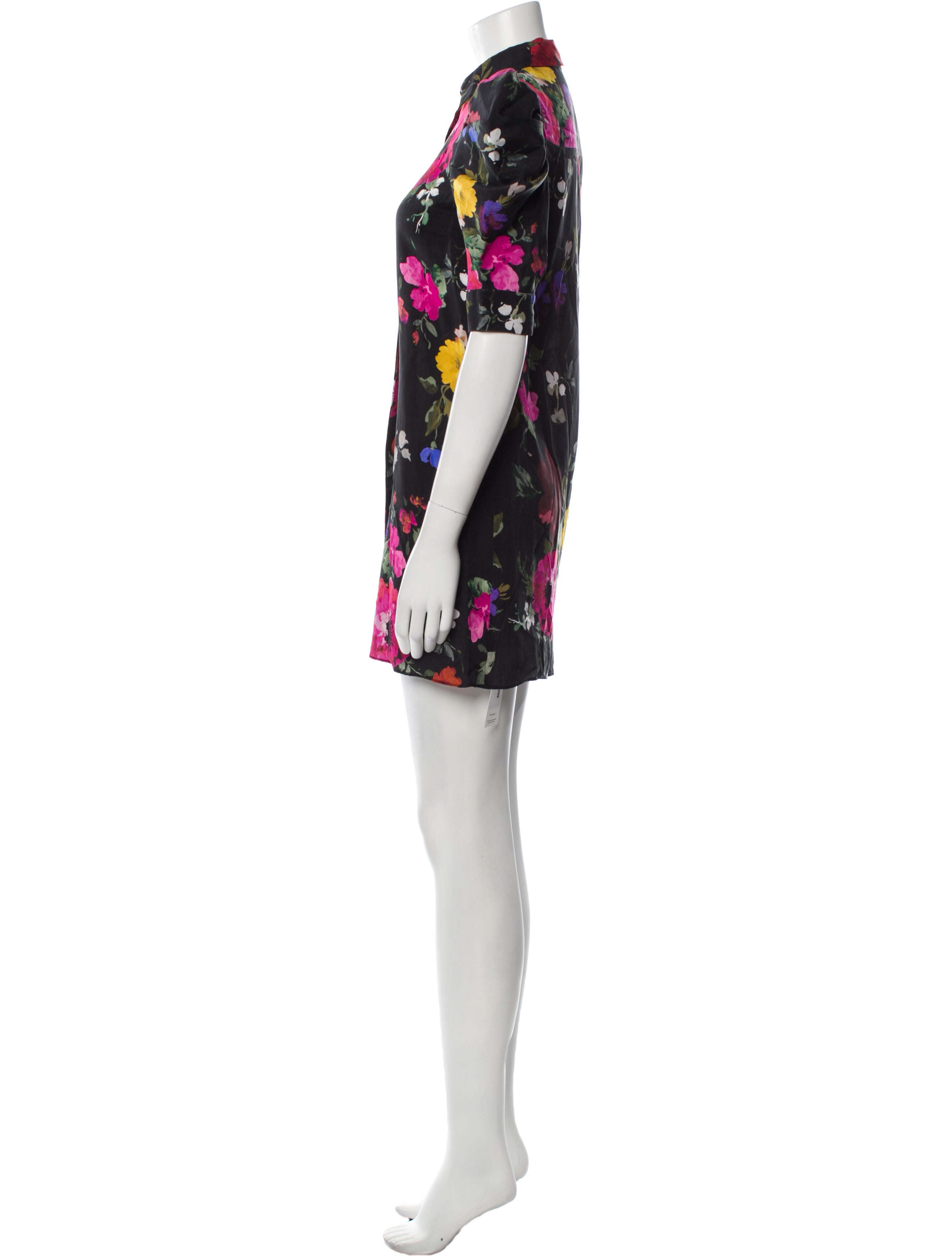 Alice + Olivia Floral Print Mini Dress