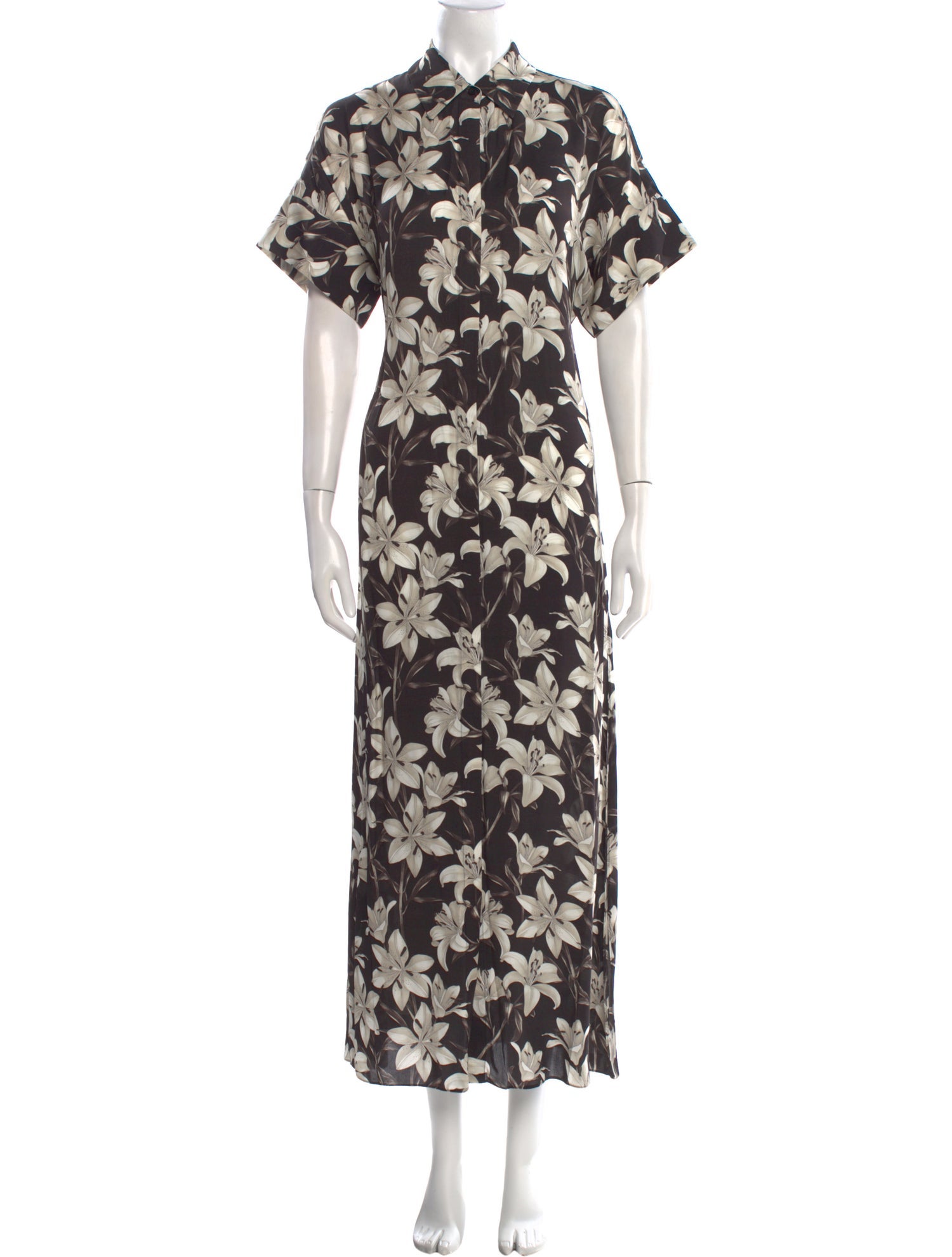 Alice + Olivia Floral Print Long Dress
