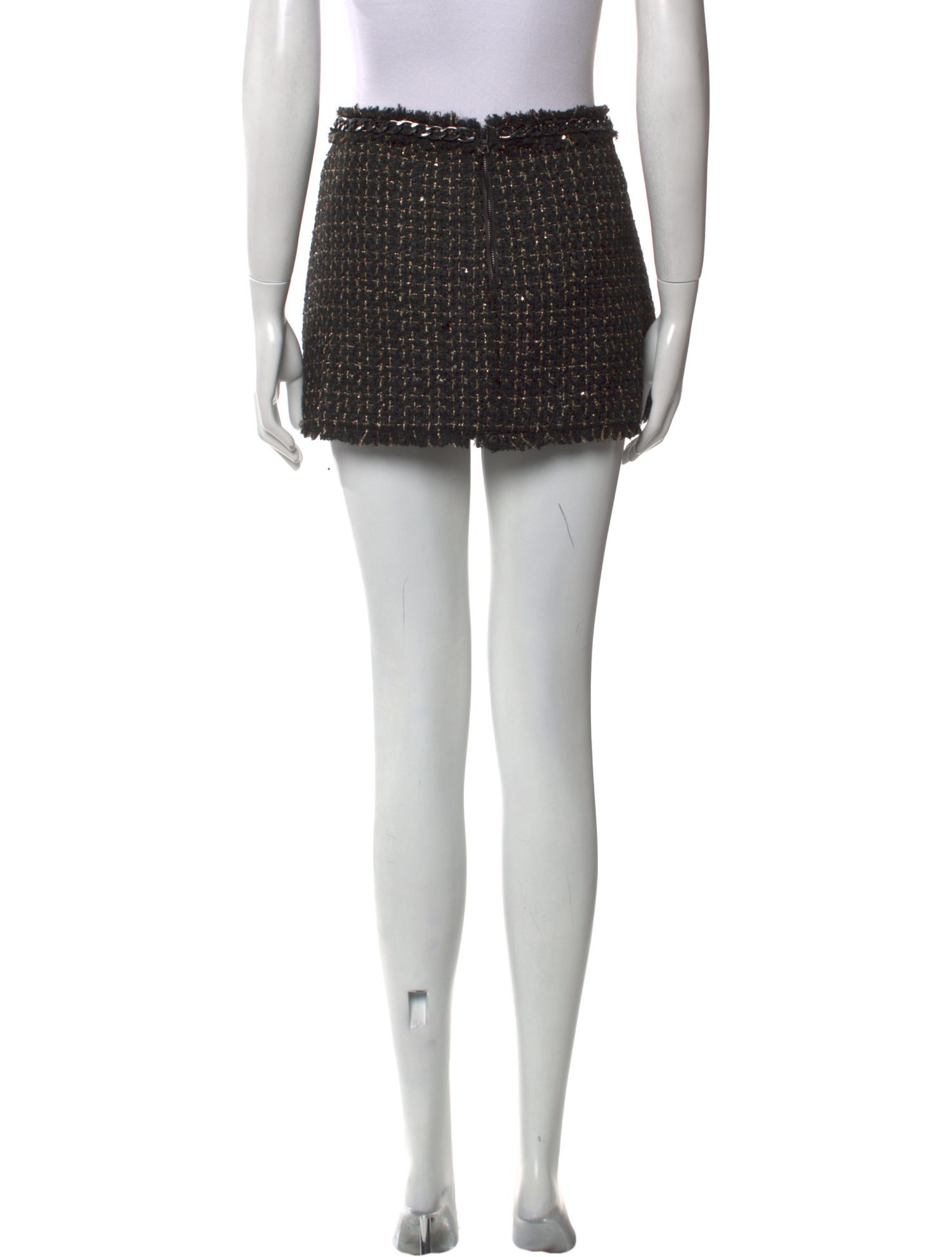 Alice + Olivia Glitter Accents Mini Skirt