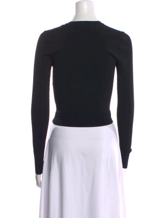 Alice + Olivia Square Neckline Long Sleeve Bodysuit