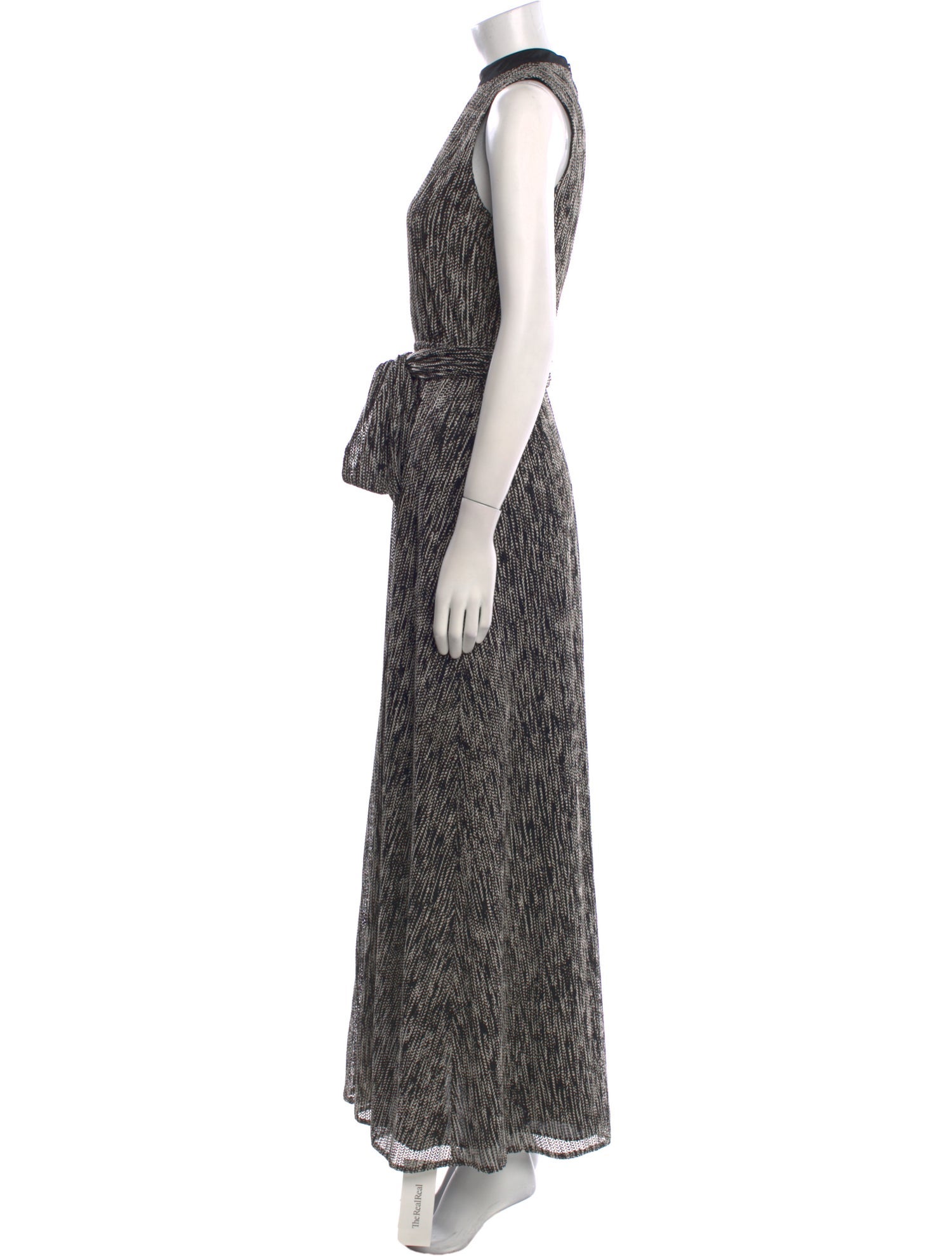 Alice + Olivia Animal Print Long Dress