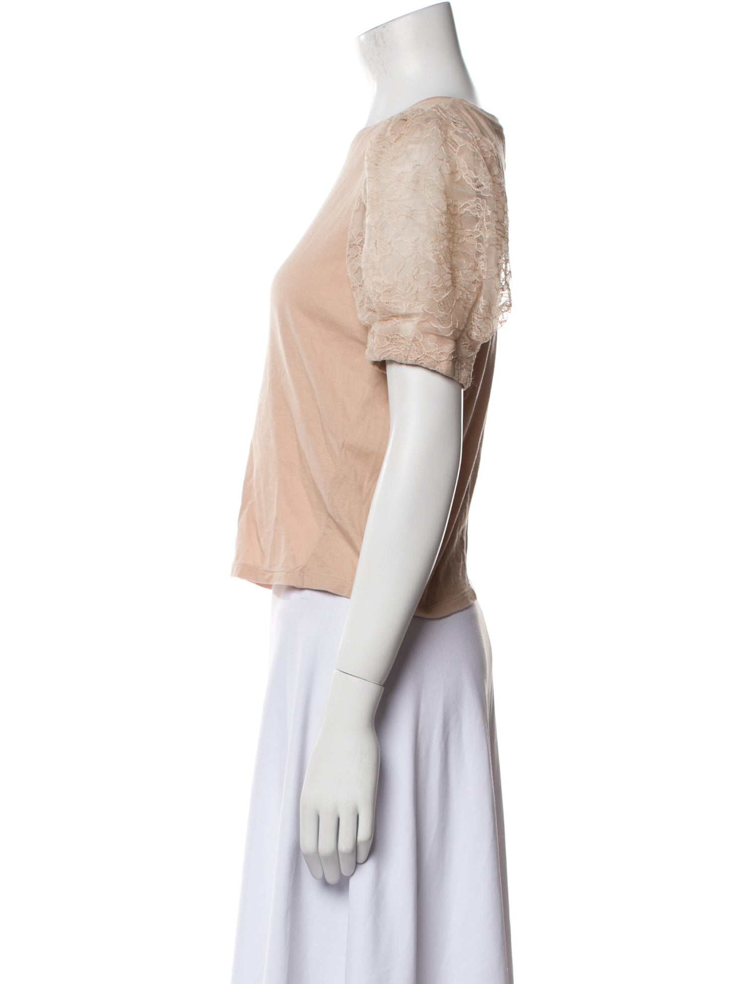 Alice + Olivia Crew Neck Short Sleeve Top