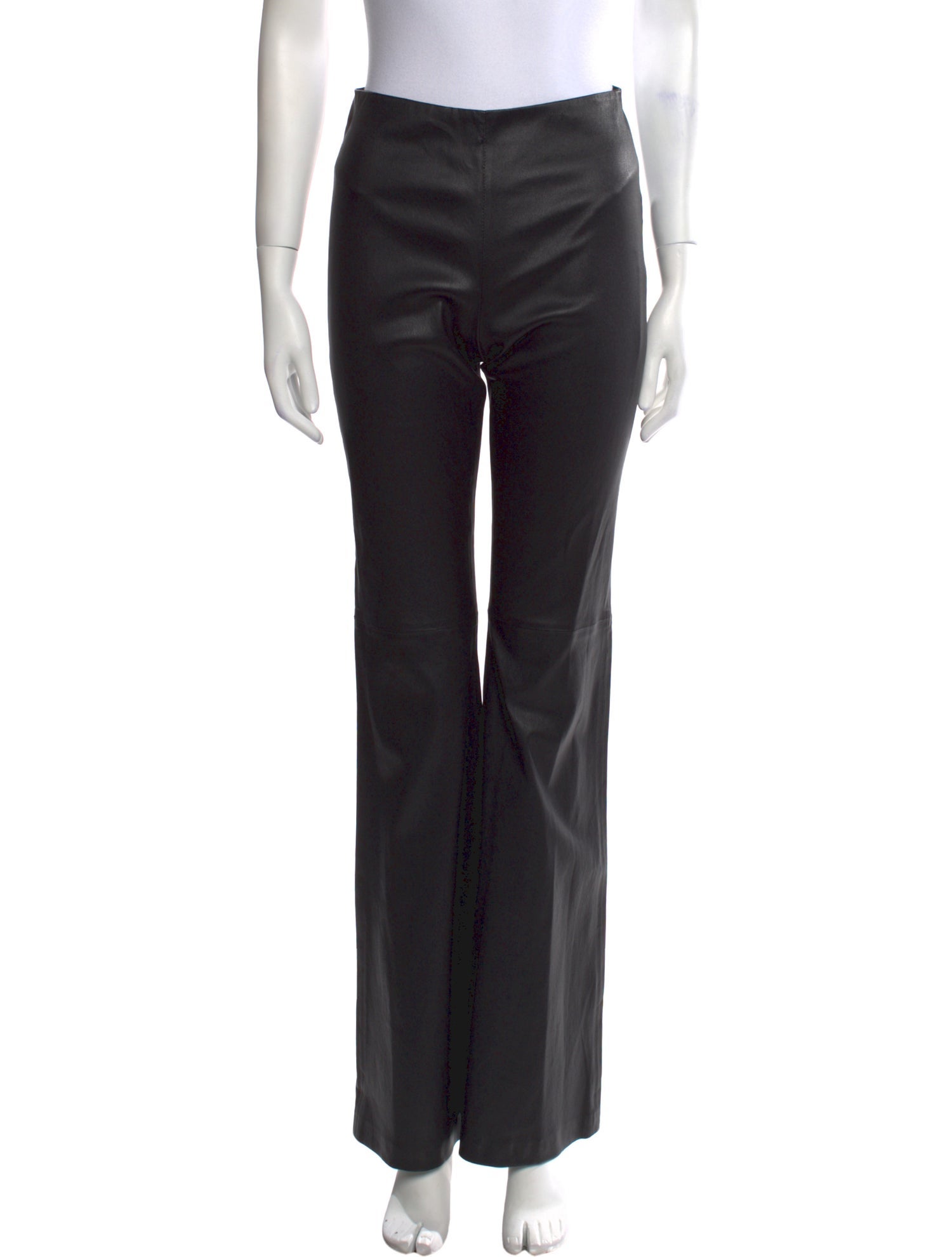 Alice + Olivia Lamb Leather Wide Leg Pants