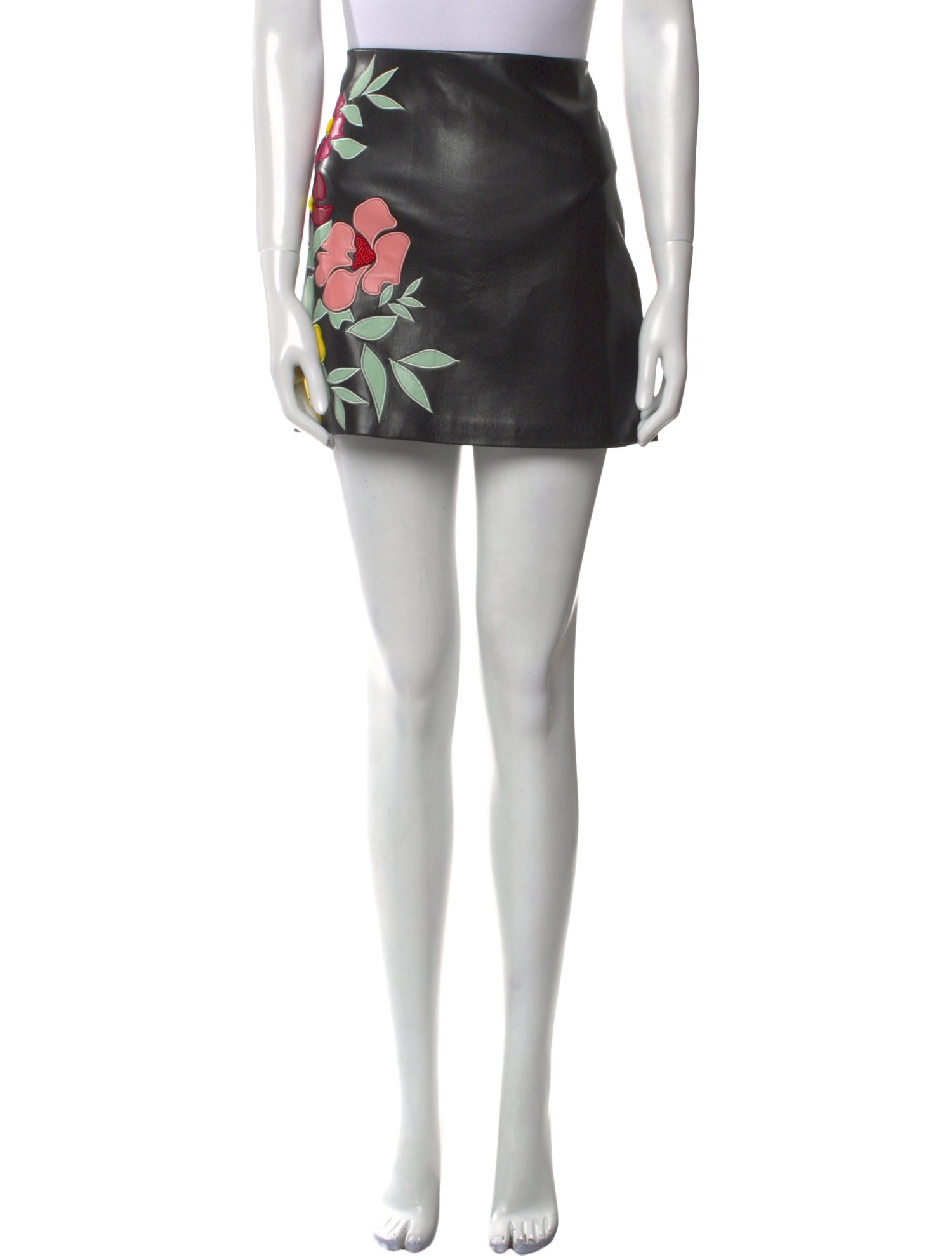 Alice + Olivia Patterned Mini Skirt