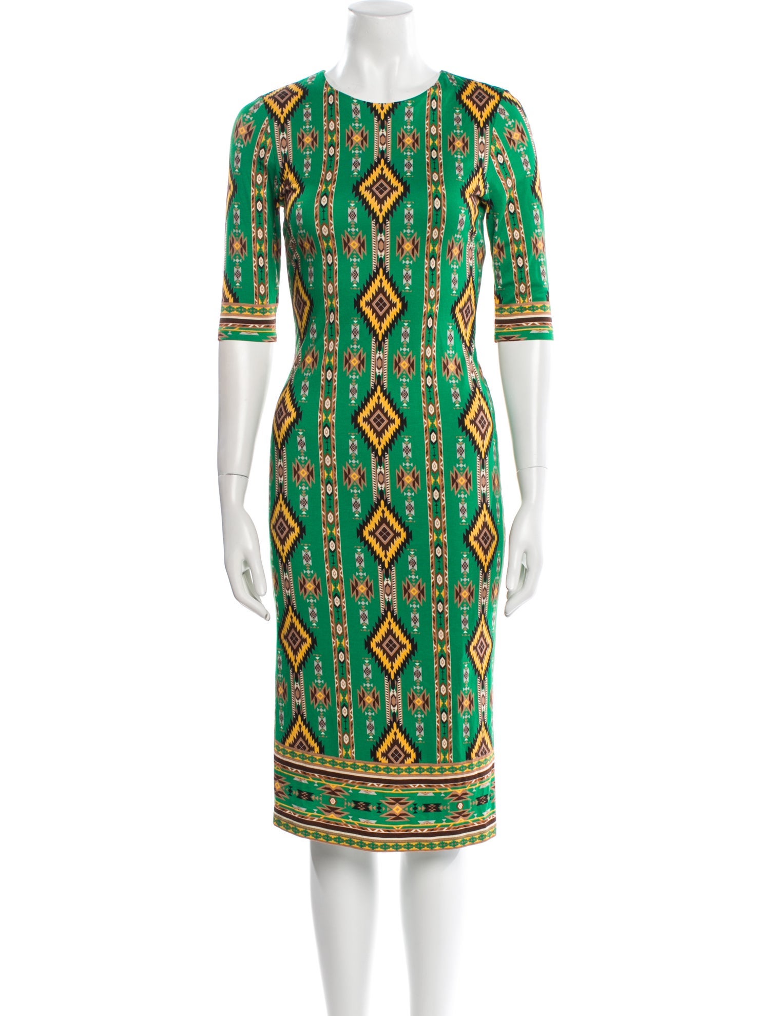 Alice + Olivia Printed Knee-Length Dress