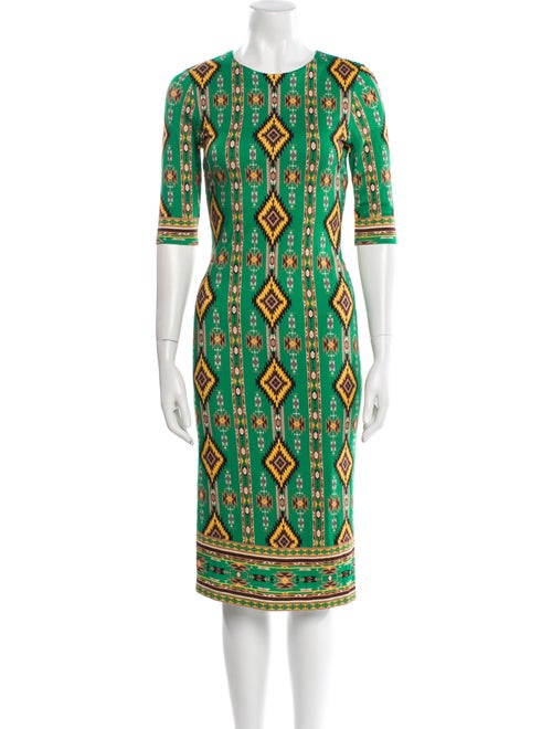 Alice + Olivia Printed Knee-Length Dress