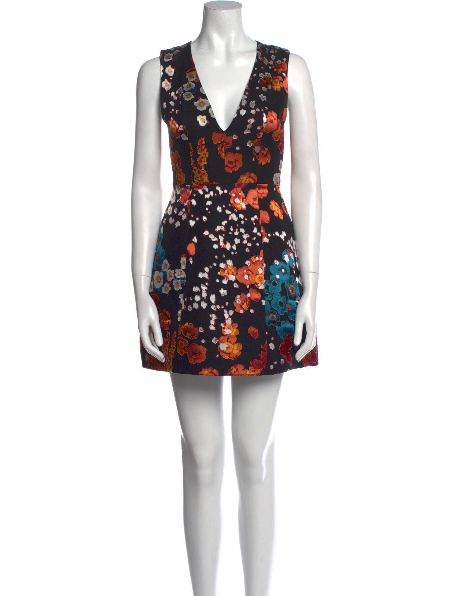 Alice + Olivia Floral Print Mini Dress