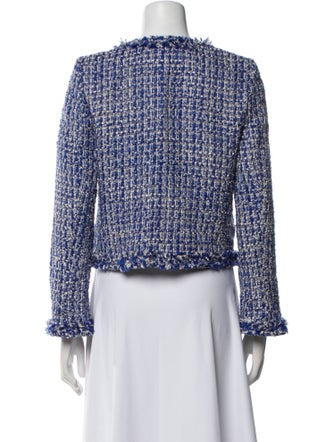 Alice + Olivia Tweed Pattern Evening Jacket