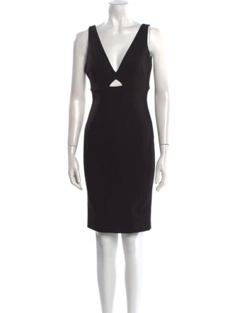 Alice + Olivia V-Neck Knee-Length Dress