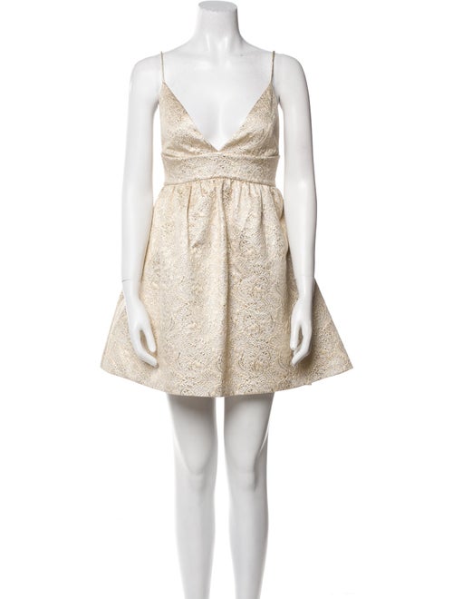 Alice + Olivia Floral Print Square Neckline Tunic