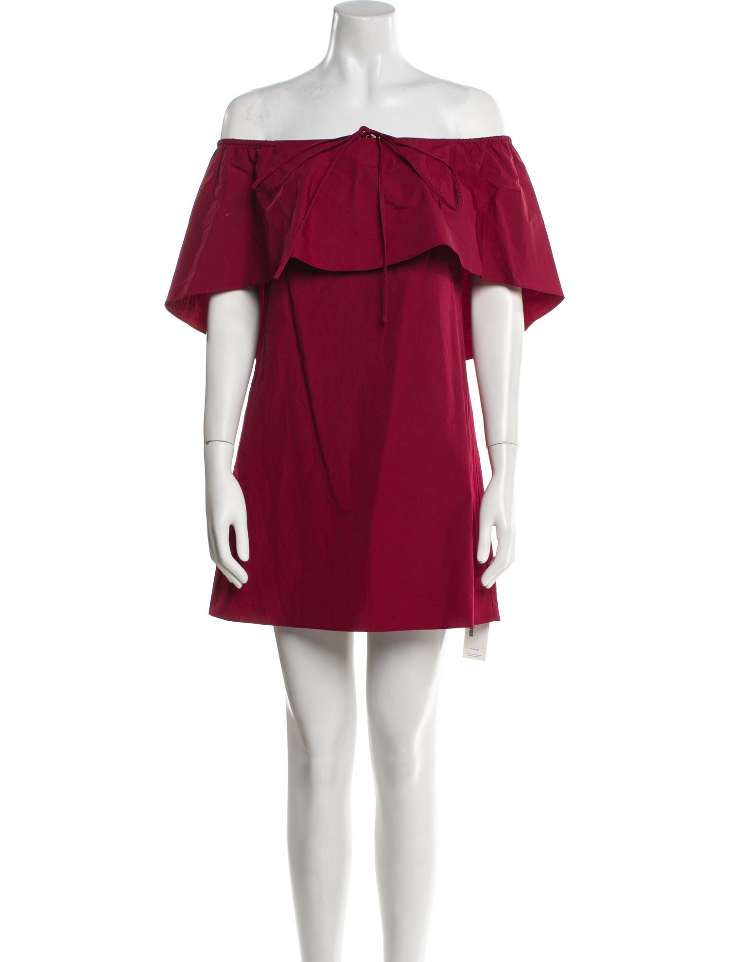 Alice + Olivia Off-The-Shoulder Mini Dress