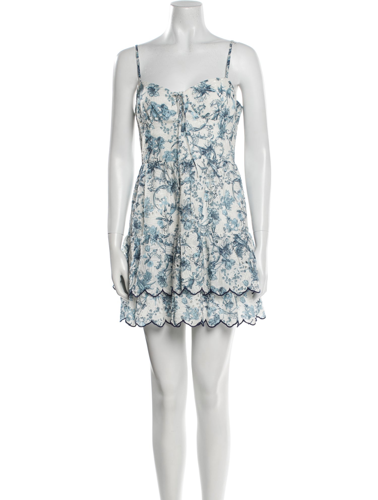 Alice + Olivia Floral Print Mini Dress