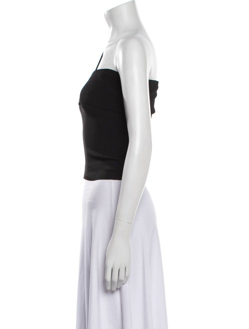 Alice + Olivia One-Shoulder Sleeveless Crop Top