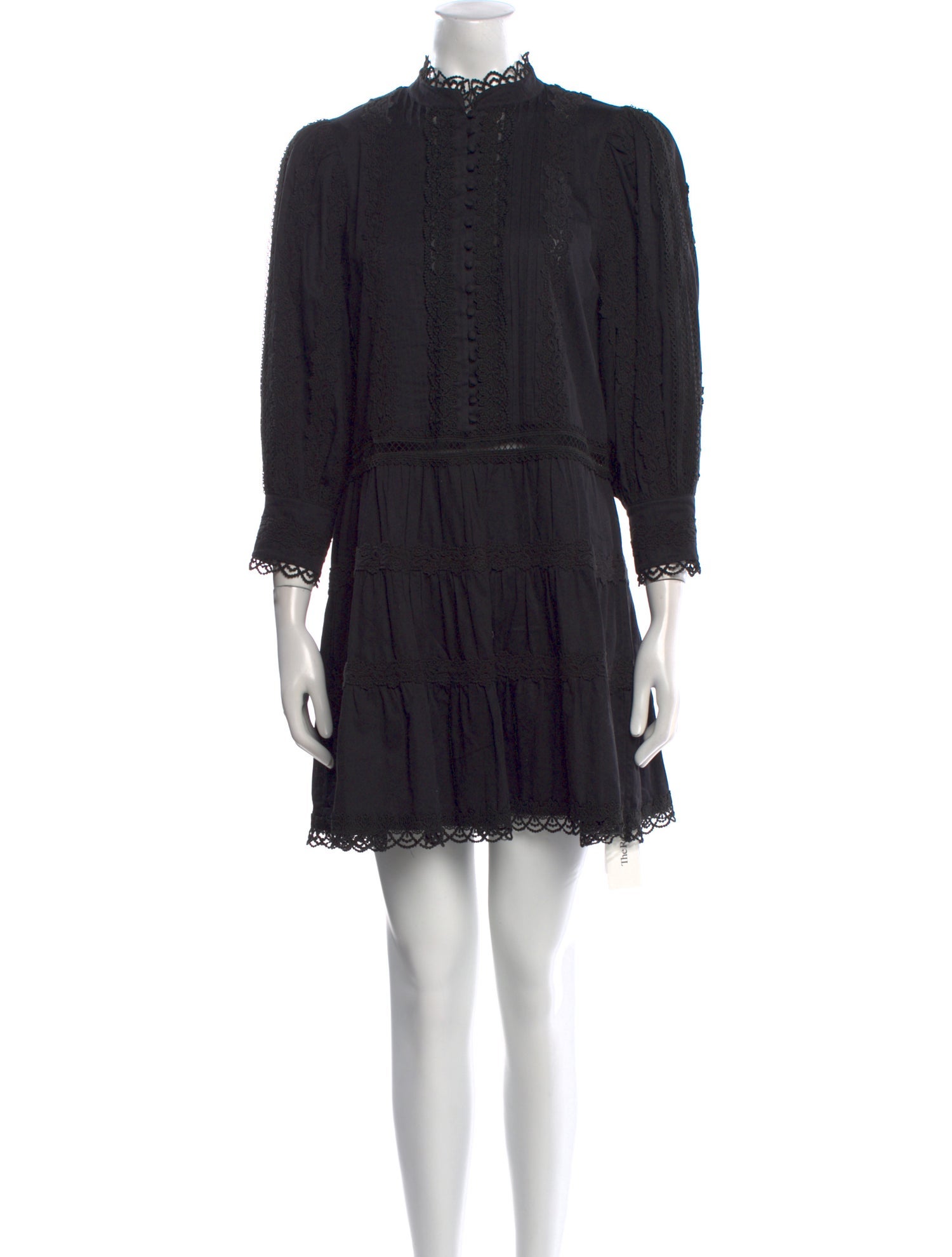 Alice + Olivia Mock Neck Mini Dress