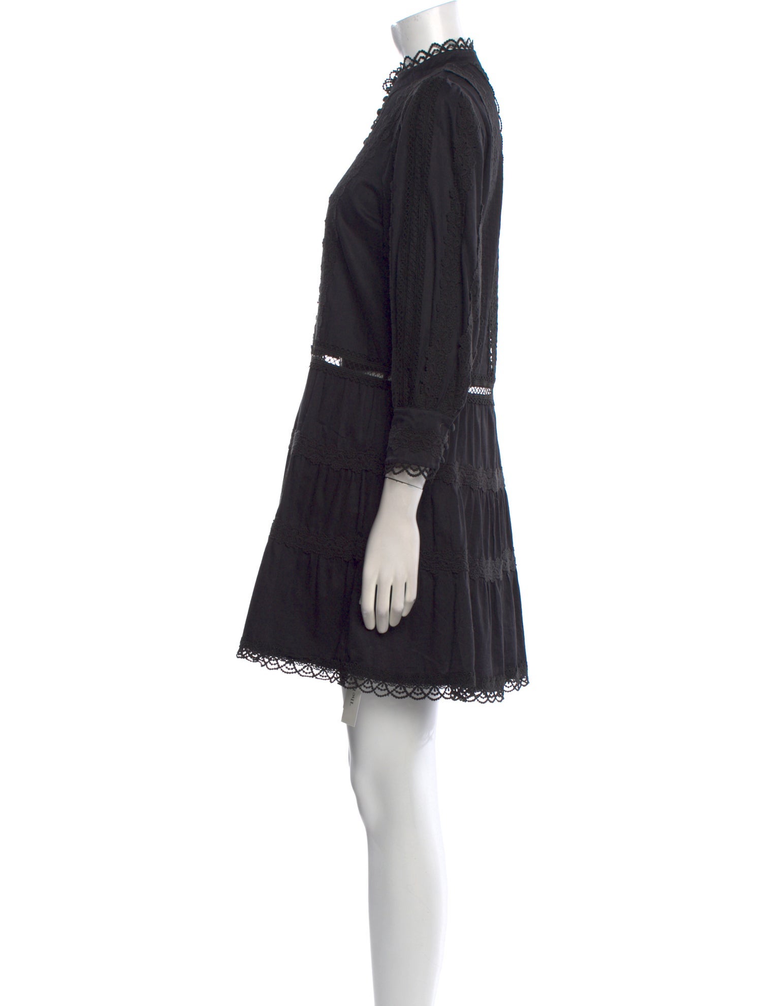 Alice + Olivia Mock Neck Mini Dress