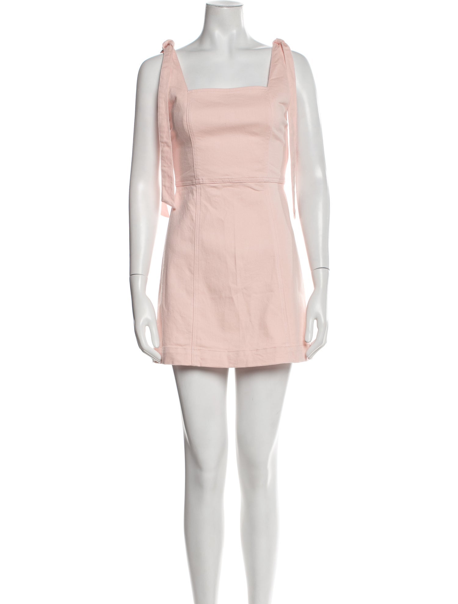 Alice + Olivia Square Neckline Mini Dress