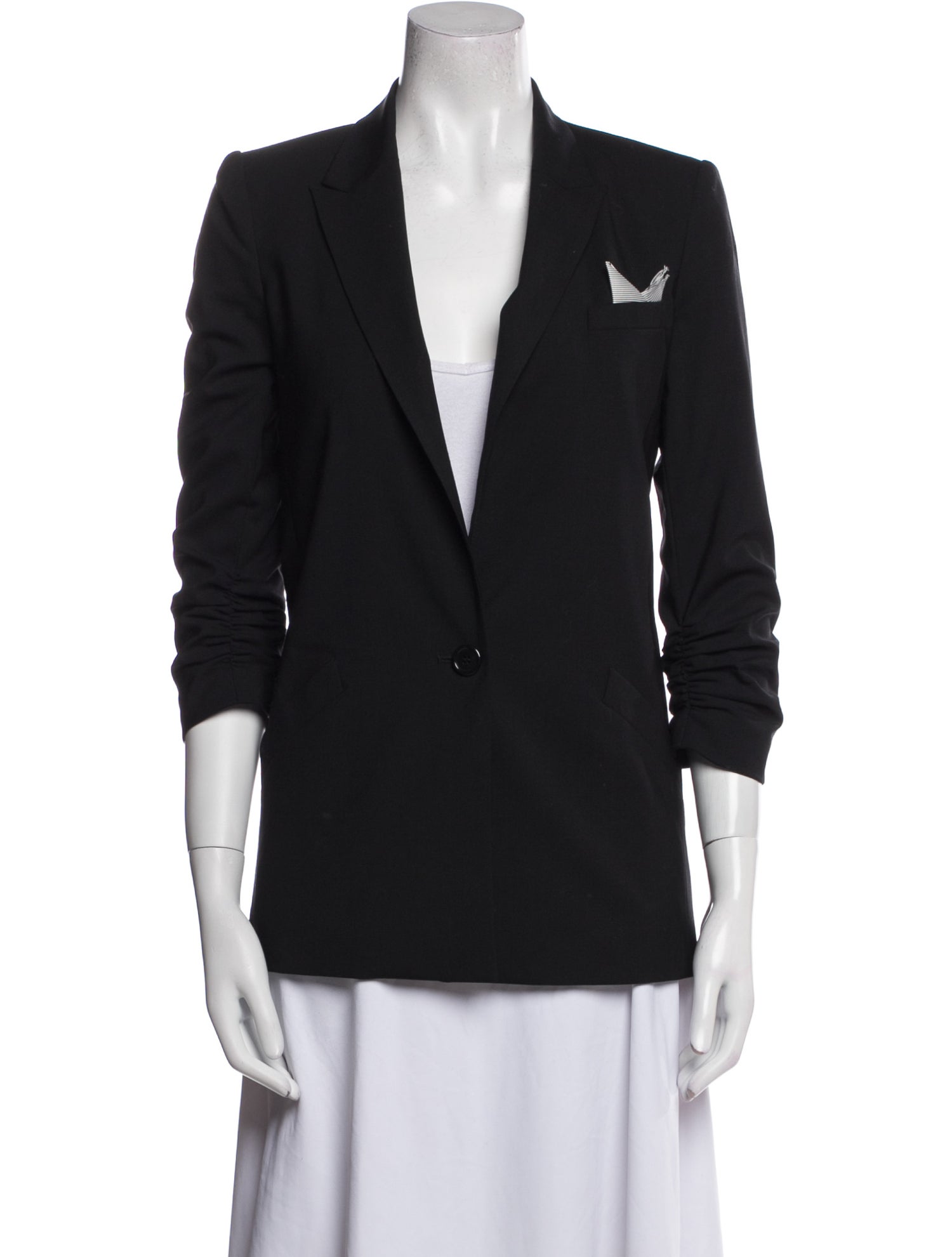 Alice + Olivia Virgin Wool Blazer