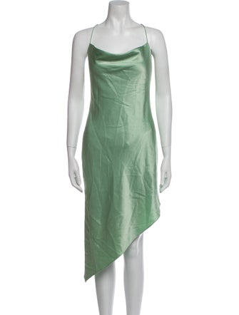 Alice + Olivia Cowl Neck Mini Dress