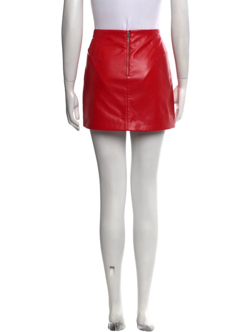 Alice + Olivia Pleated Accents Mini Skirt