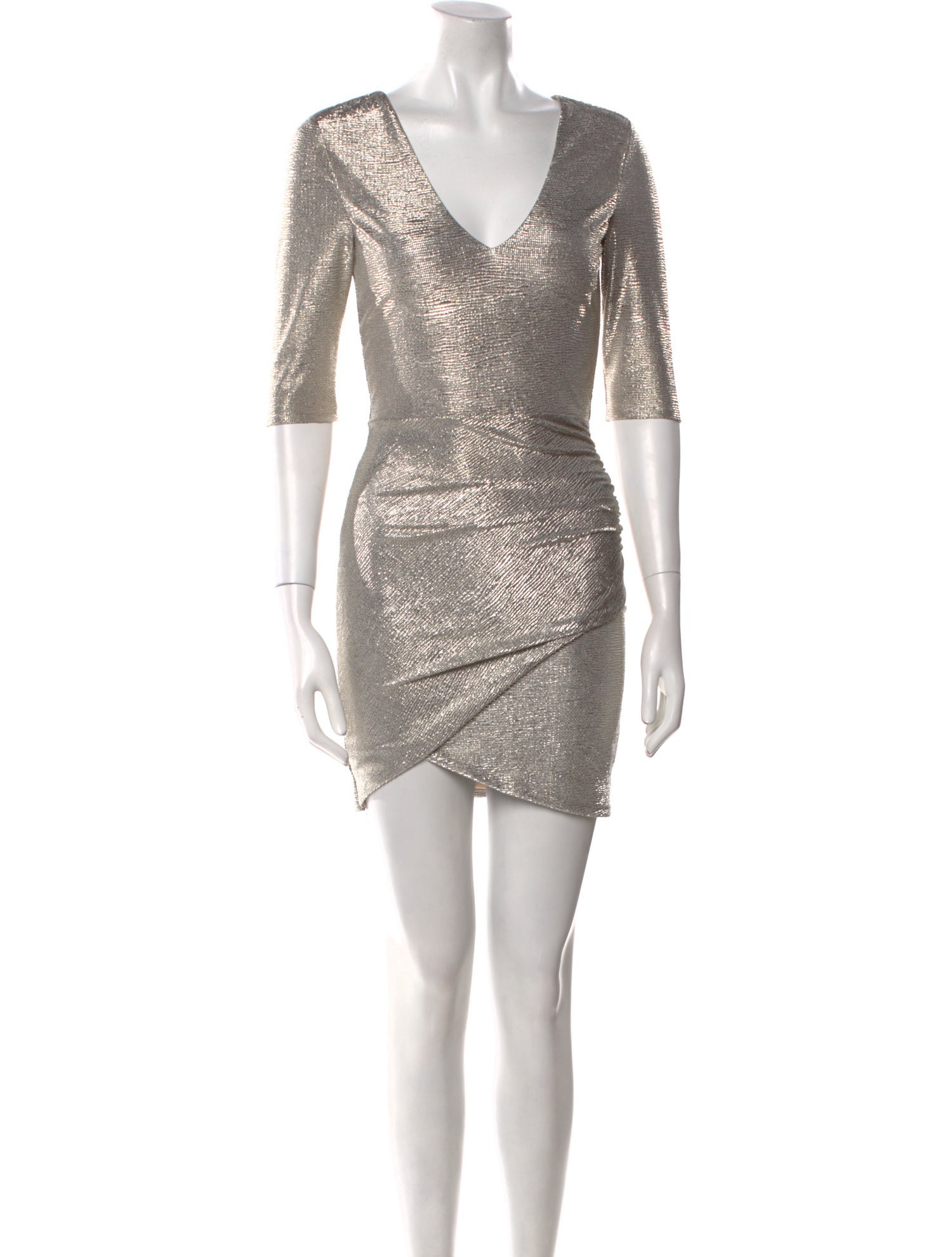 Alice + Olivia V-Neck Mini Dress w/ Tags