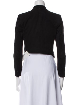 Alice + Olivia Leather Blazer