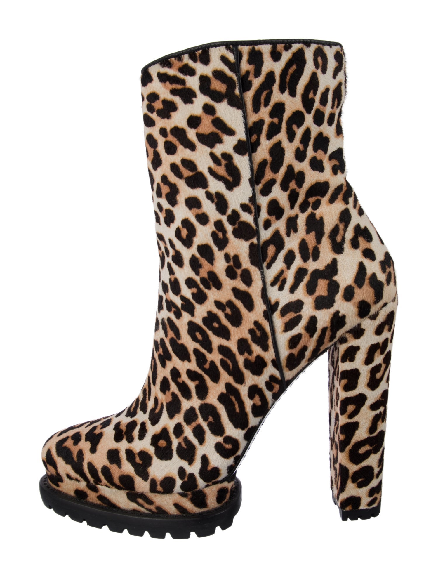 Alice + Olivia Ponyhair Animal Print Boots