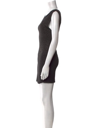 Alice + Olivia Scoop Neck Mini Dress