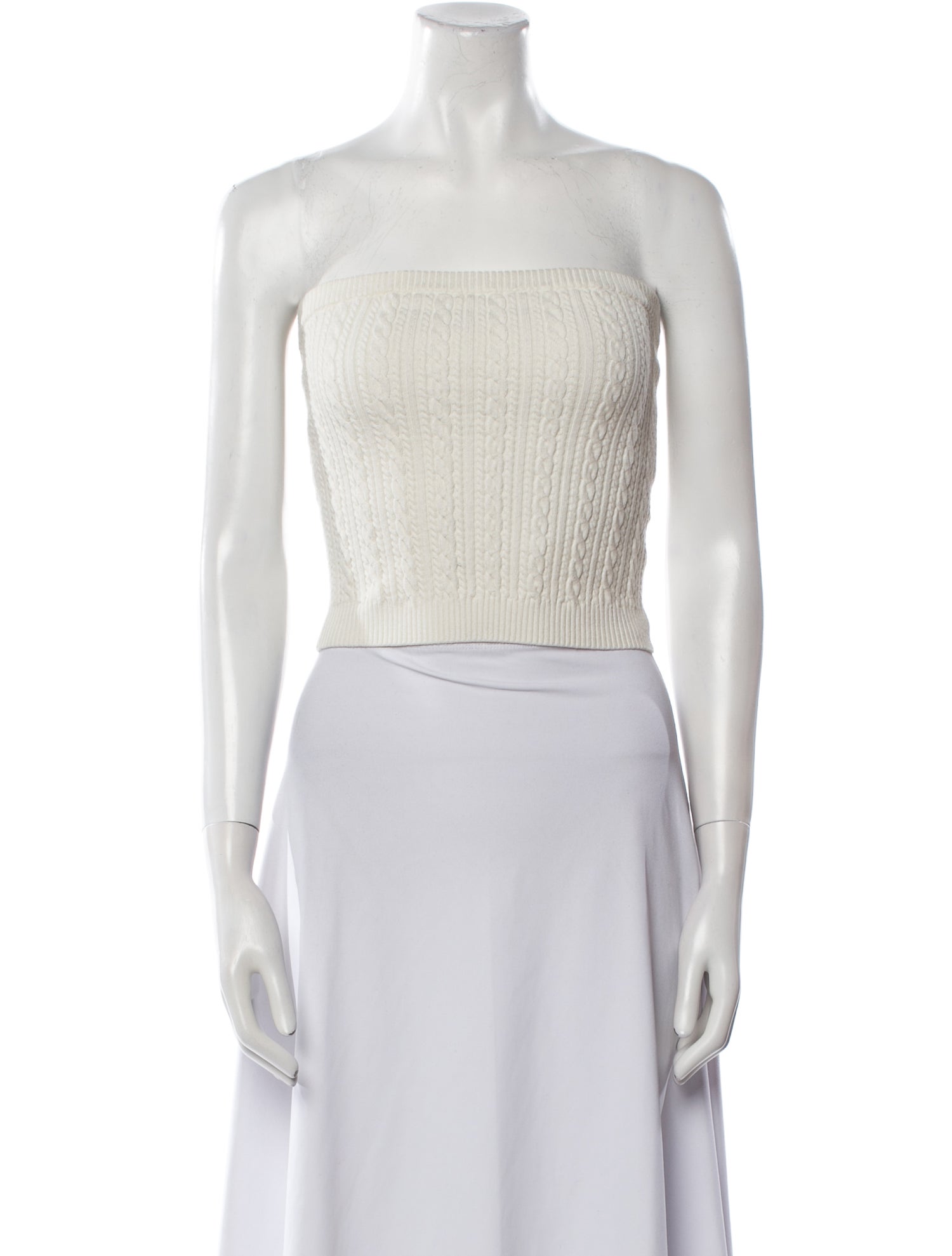 Alice + Olivia Strapless Crop Top
