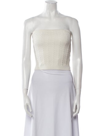 Alice + Olivia Strapless Crop Top