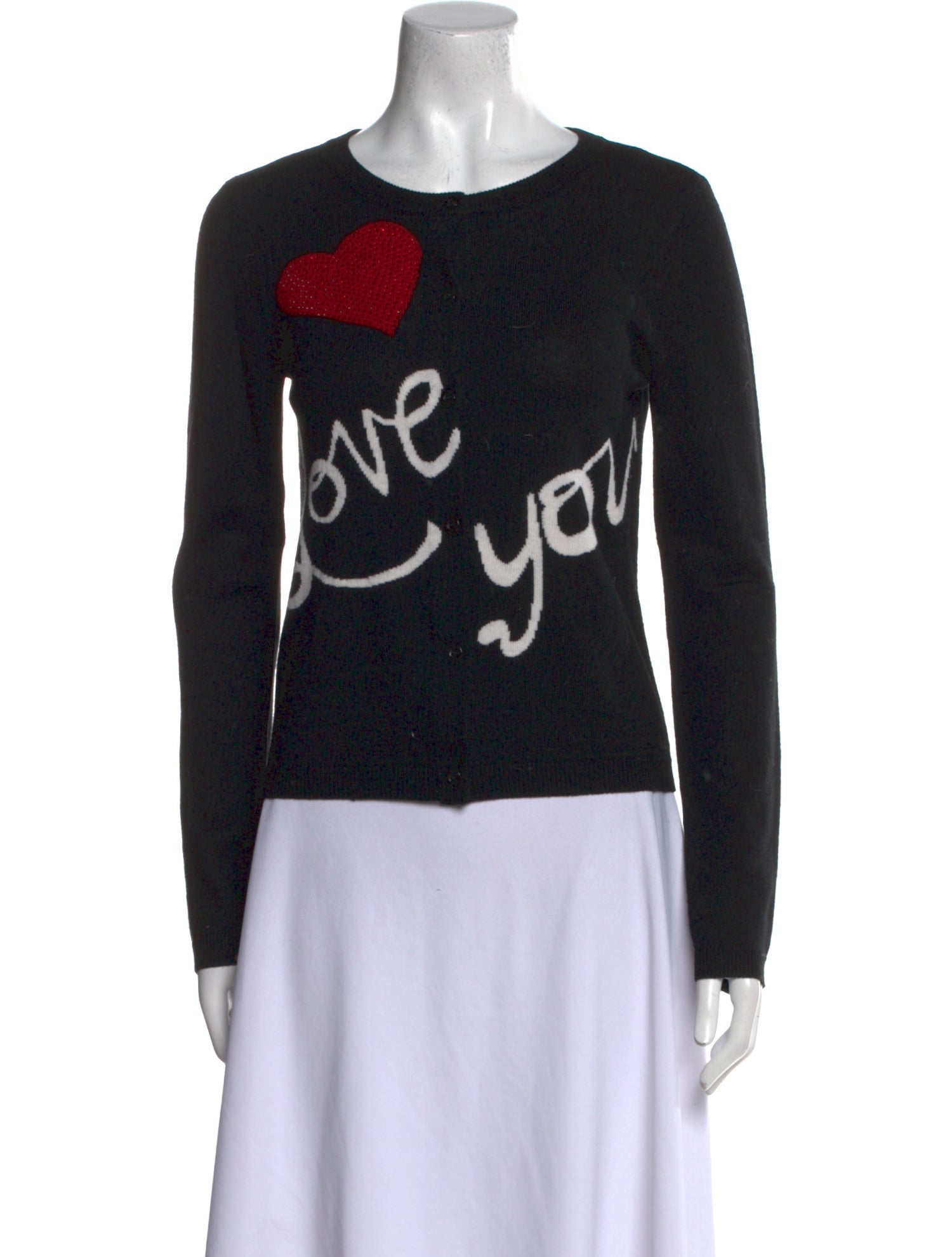 Alice + Olivia Wool Printed Sweater