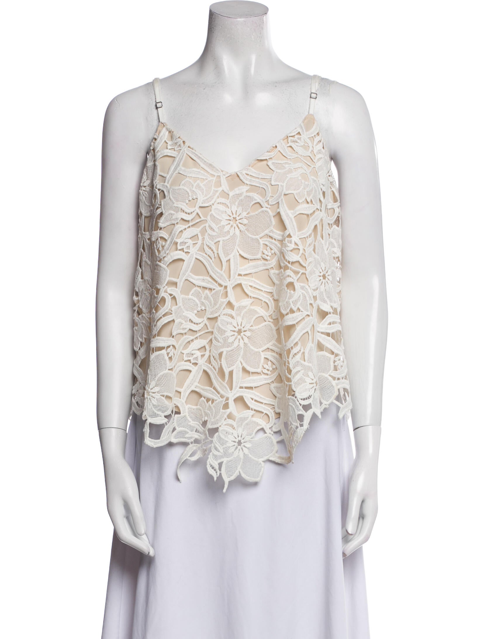 Alice + Olivia V-Neck Sleeveless Top